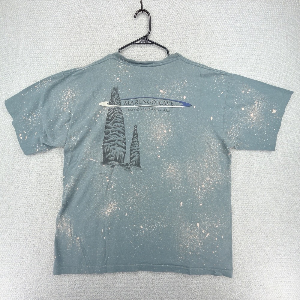 Vintage Marengo Cave National Landmark T Shirt XL USA Made Single Stitch Alore - Picture 3 of 8